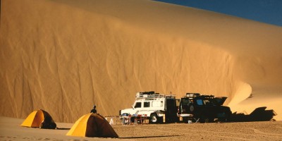 1 campement    l abri du couloir de dunes