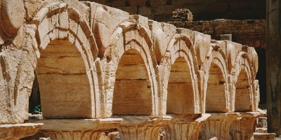 11 Leptis Magna basilique arches  p2f
